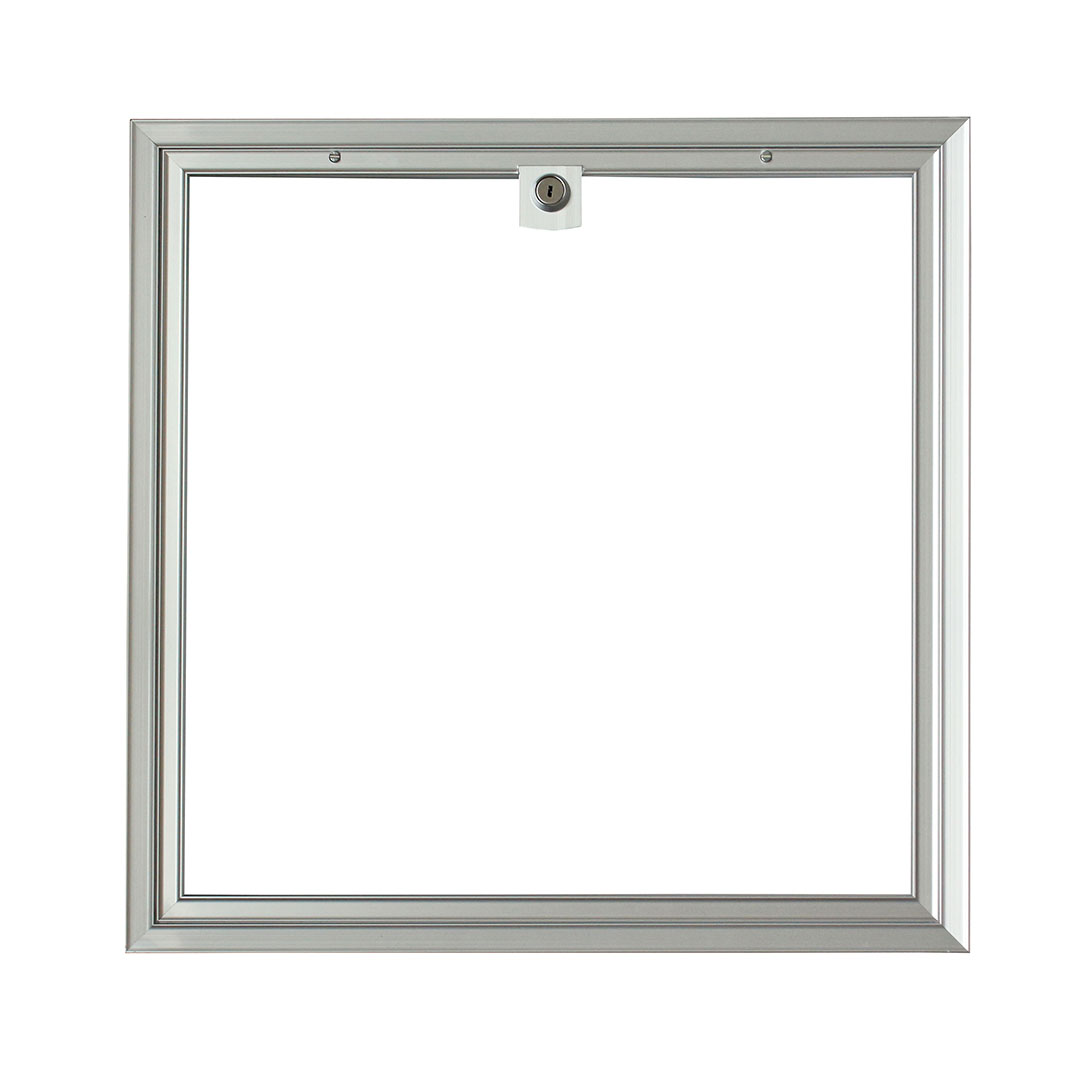 天井点検口 CDZN型 錠無 600角 シルバー CDZN60 屋外対応タイプ 額縁 軽天 風圧 ダイケン(法人限定)