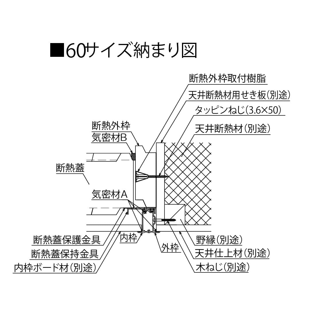 天井点検口 CXD型 600角 ホワイト CXDW260 気密 断熱タイプ 2型 省エネ基準対応 点検口ダイケン(法人限定)
