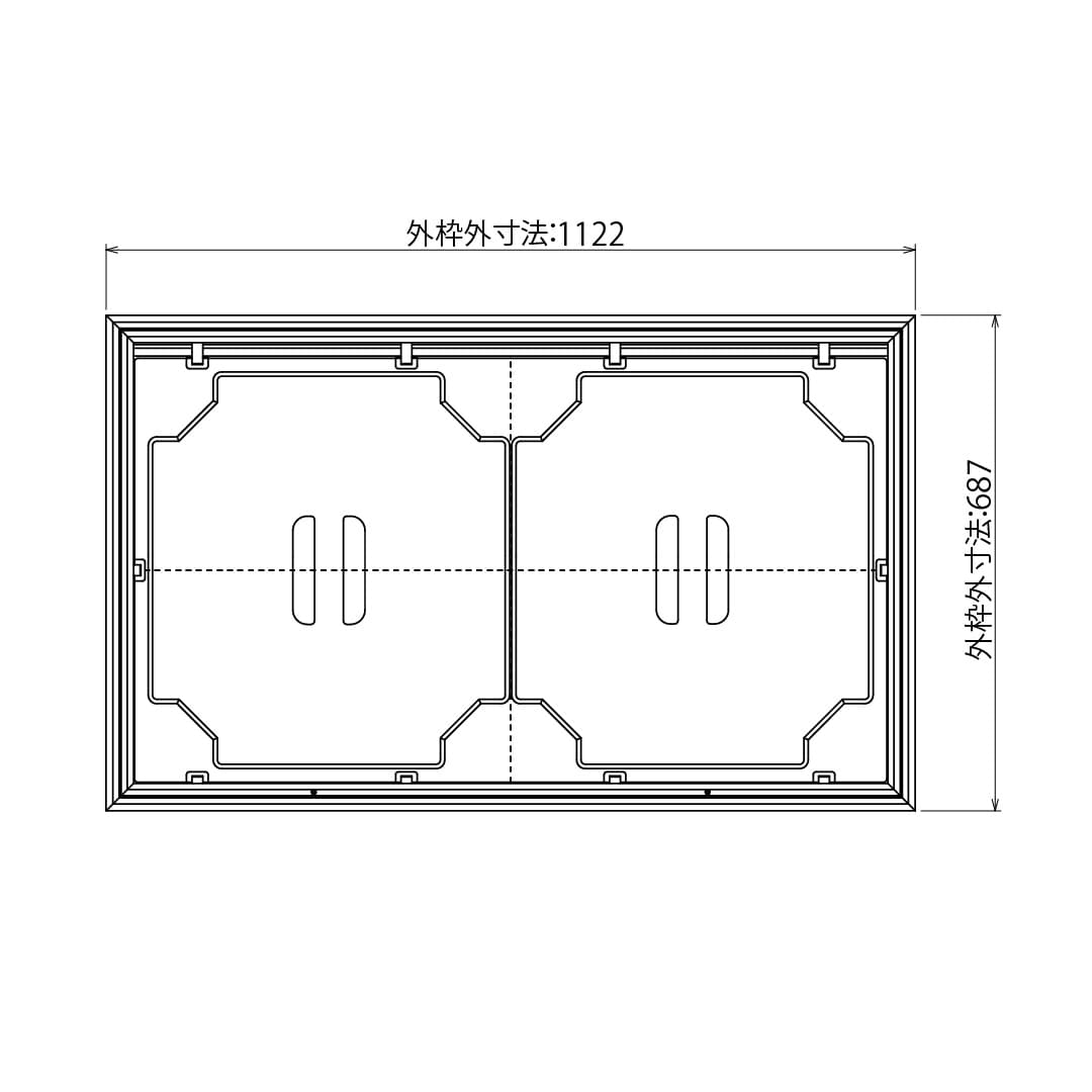天井点検口 CXD型 2711ホワイト CXDW2711 大型 気密 断熱タイプ点検口 空調システム ダイケン(法人限定)