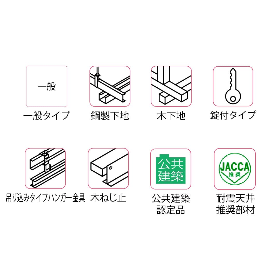 天井点検口 CMJ型 錠付 450角 シルバー CMJ45K 目地タイプ 超スリム 見付幅6mm ダイケン(法人限定)