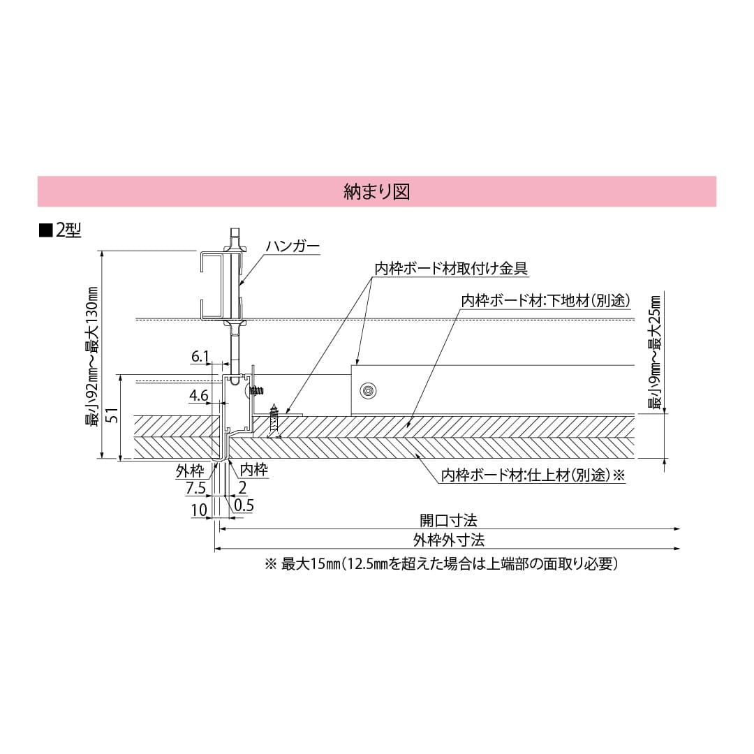 天井点検口 CGM型 錠無 450角 シルバー CGM245 2型 外額縁 内目地タイプ 見付幅10mm ダイケン(法人限定)