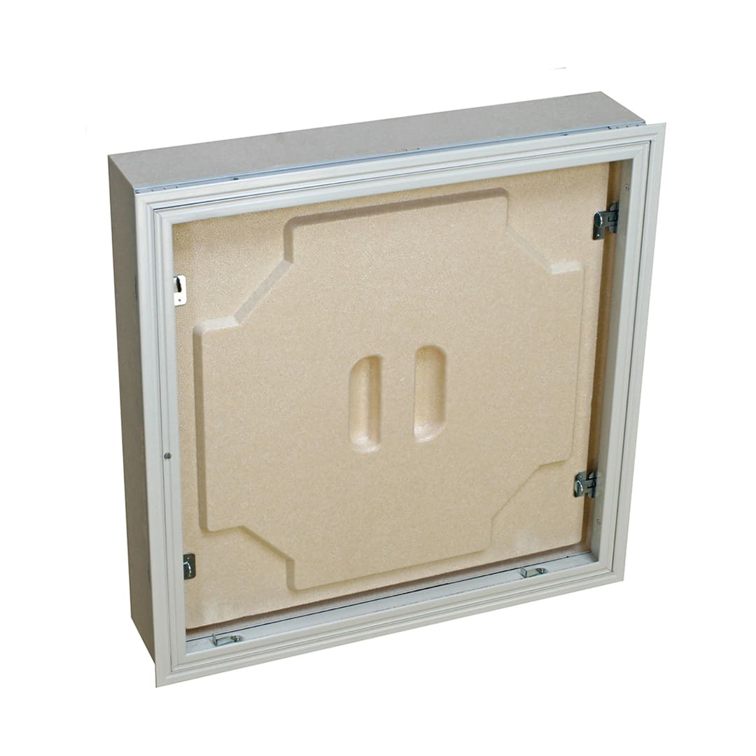 壁点検口 WXDW型 150角 ホワイト WXDW150 気密タイプ 横開き 額縁 ダイケン(法人限定)