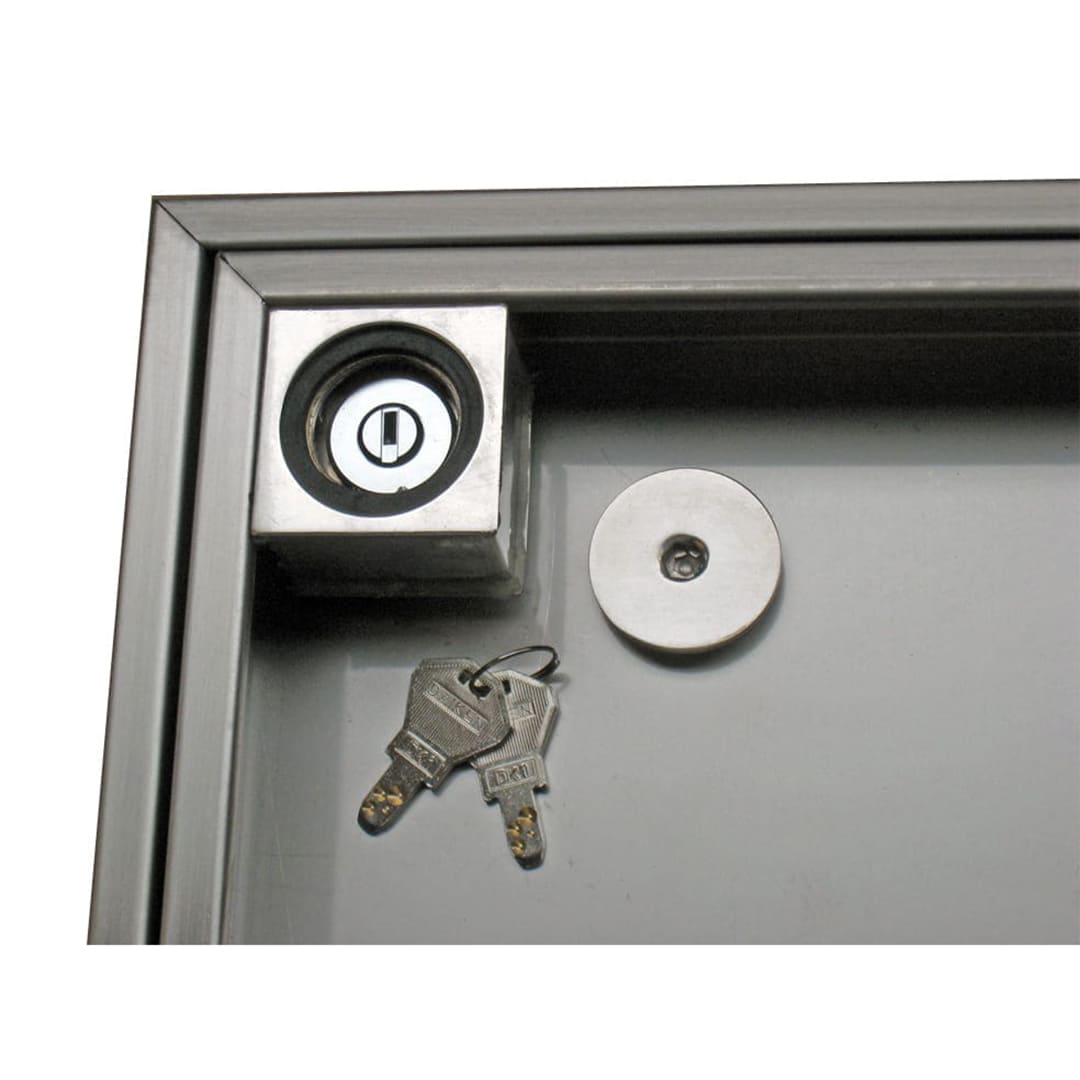 床点検口 FSMPD型 錠付 450角 ハンドル無 FSMPD型45KN ステンレス目地 防水 モルタル充填 ダイケン(法人限定)