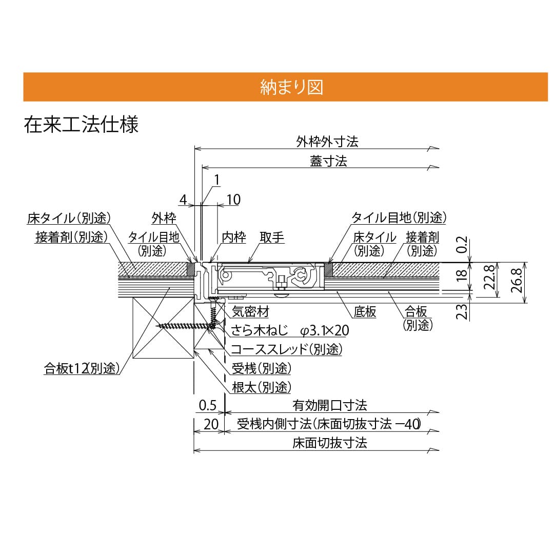 ホーム床点検口 HDIK型 錠無 600角 艶有シルバー HDIK60 簡易気密 仕上厚15mm ダイケン(法人限定)