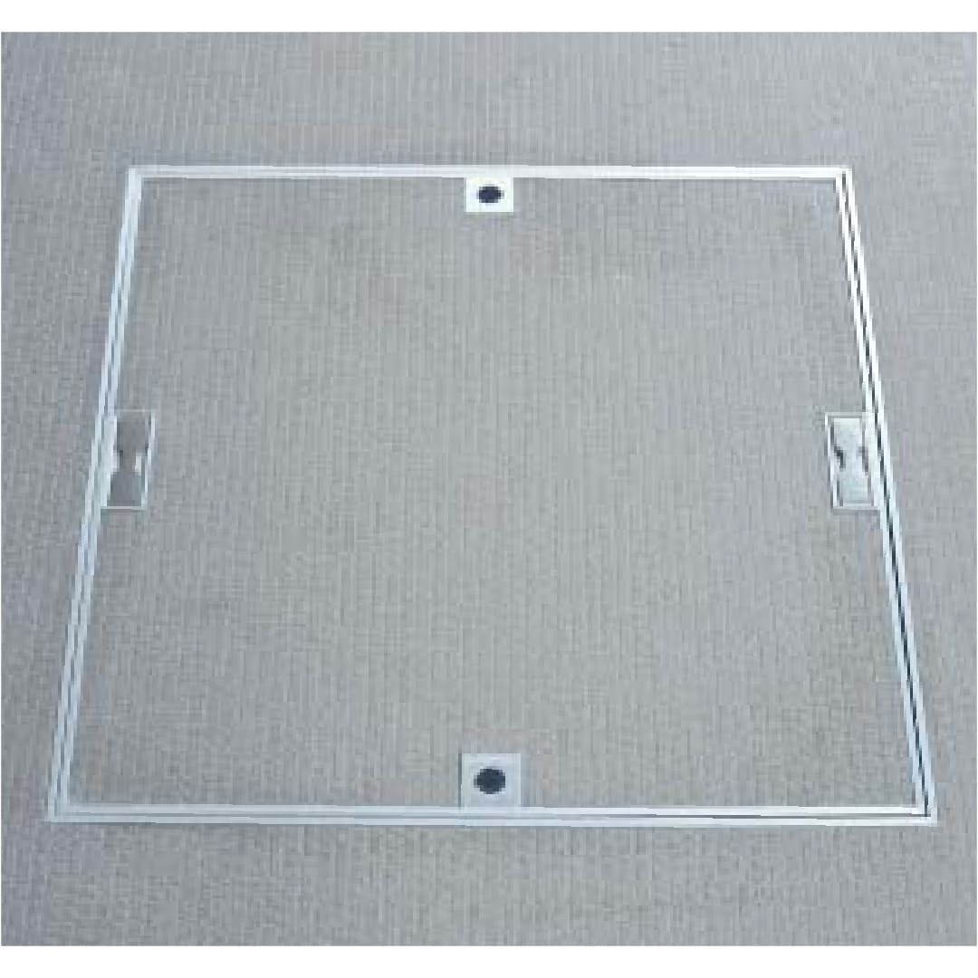 床点検口 4HA2型 錠付 450角 K4HA245 アルミ目地 モルタル・樹脂タイル兼用 ダイケン(法人限定)