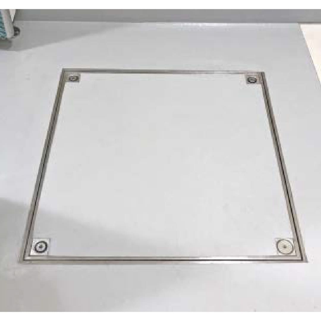 床点検口 FSMPD型 錠付 450角 ハンドル無 FSMPD型45KN ステンレス目地 防水 モルタル充填 ダイケン(法人限定)