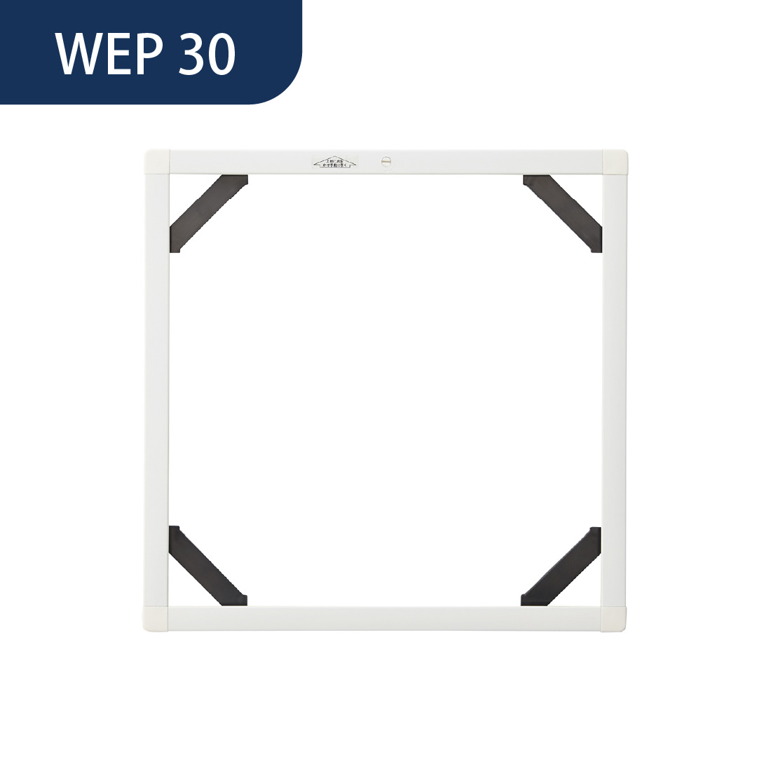 壁点検口 WEP型 300角 ホワイト WEP30 コーナー樹脂 1枠タイプ 上開き ダイケン(法人限定)
