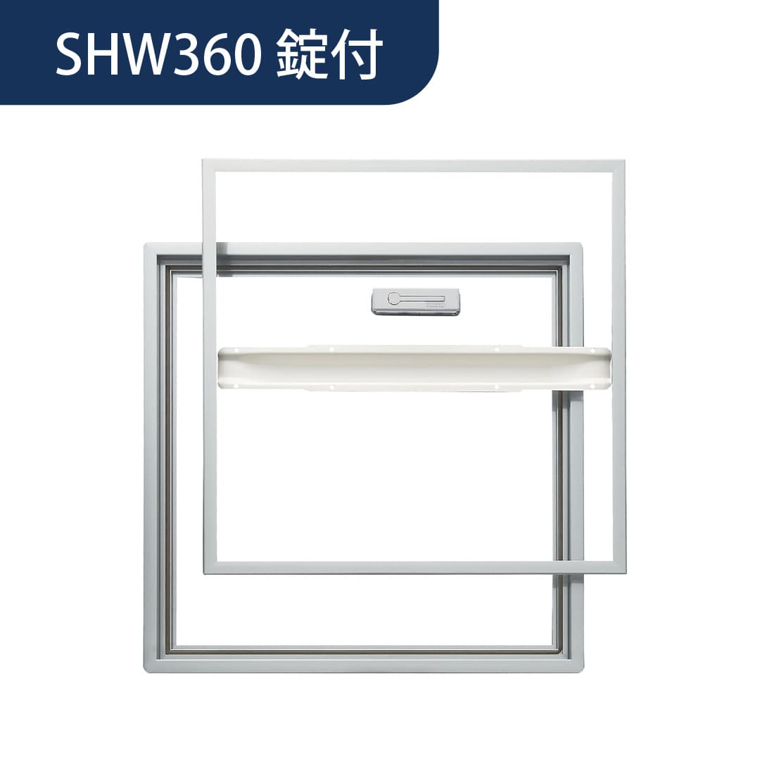 ホーム床点検口 錠付 SH3型 600角 艶有シルバー SHW360K 気密 仕上厚15mm ダイケン(法人限定)