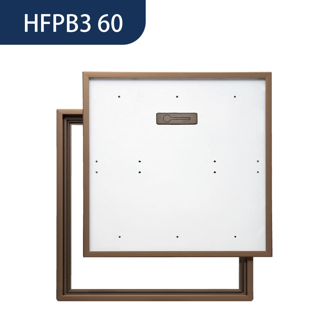 ホーム床点検口 HFP型 600角 艶有ブロンズ HFPB360 簡易気密 仕上厚15mm ダイケン(法人限定)