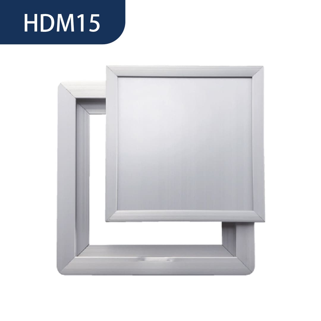 ホーム床点検口 HDM型 艶有シルバー HDM15 簡易気密 仕上厚15mm ダイケン(法人限定)
