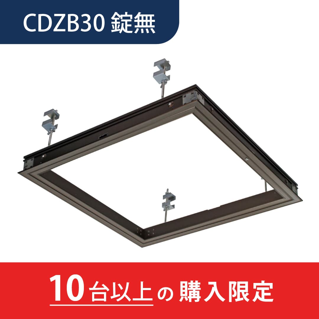 【10台以上で送料無料】天井点検口 CDZ型 錠無 300角 ブロンズ CDZB30 デラックスタイプ シーリングハッチ ダイケン(法人限定)