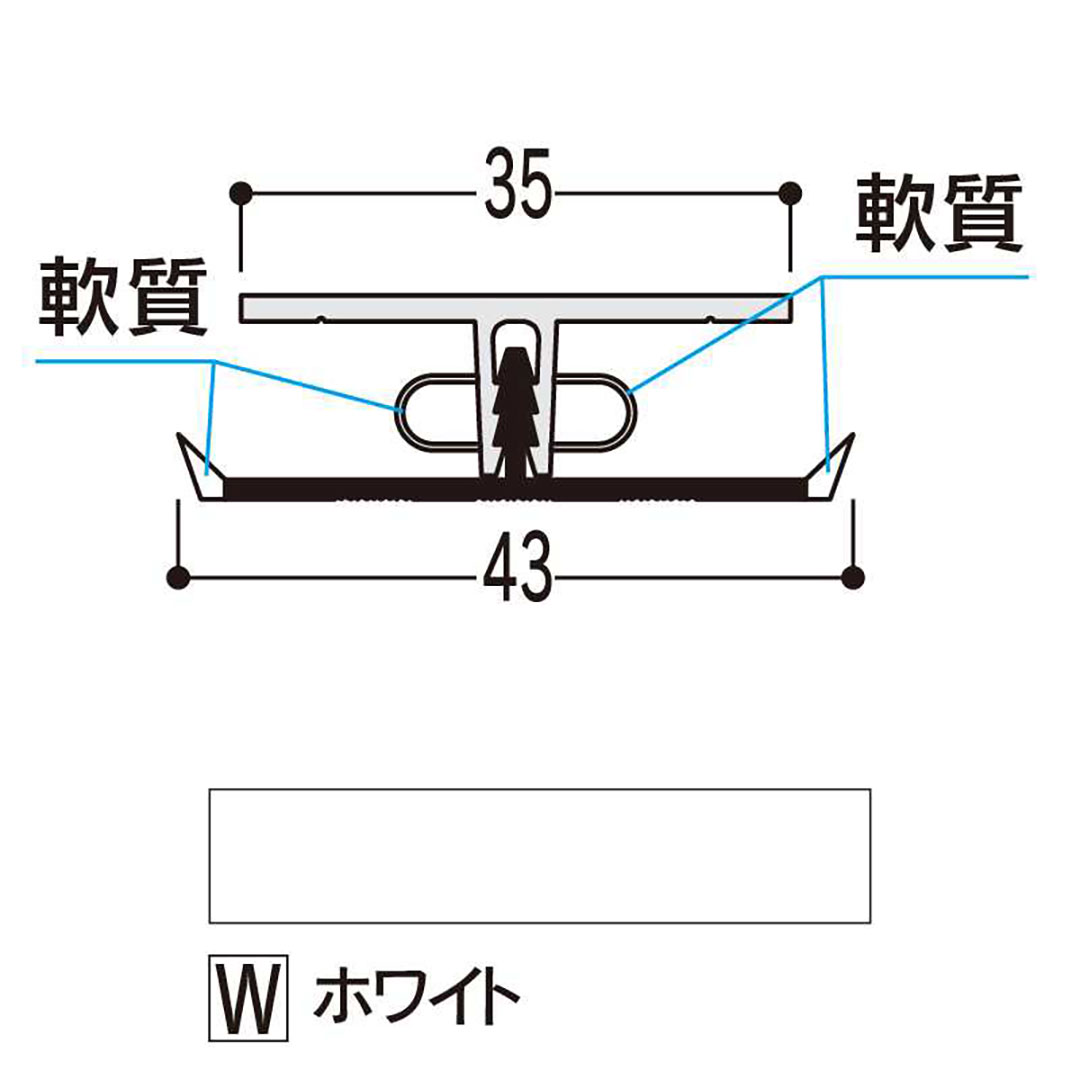 バスパネル ジョイント ホワイト 3000mm LJ-LW3【ケース販売】20本 浴室用天井 壁装材