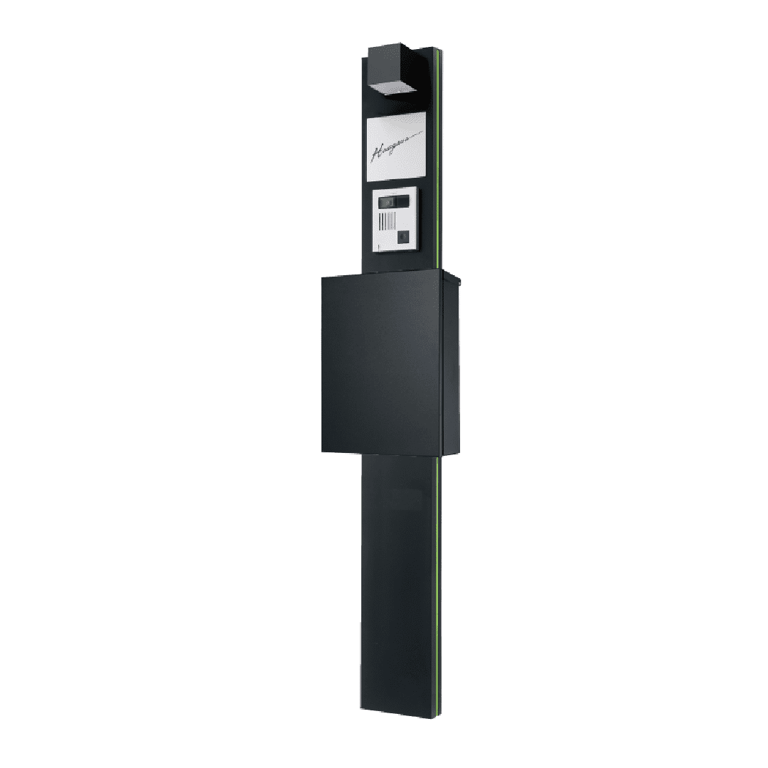 門柱灯 LEDライト 100V ミニキューブ（MINICUBE）ブラック 光色ウォームイエロー LMCN-K 福彫