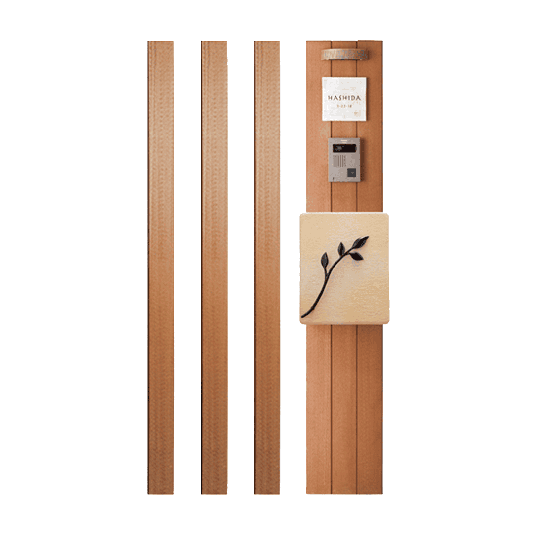 デザインポスト ジャルダン JARDIN ナチュラルデザイン リーフ 郵便ポスト 左開き 鍵付 福彫 PJR-IV