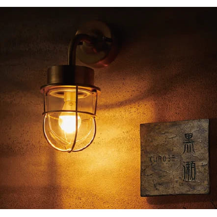 門柱灯 LEDライト 100V バレーヌ BALEINE  ブラスゴールド 福彫 LBA-BR