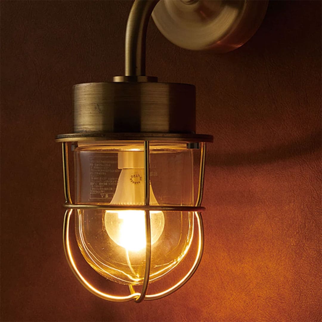 門柱灯 LEDライト 100V バレーヌ BALEINE  ブラスゴールド 福彫 LBA-BR