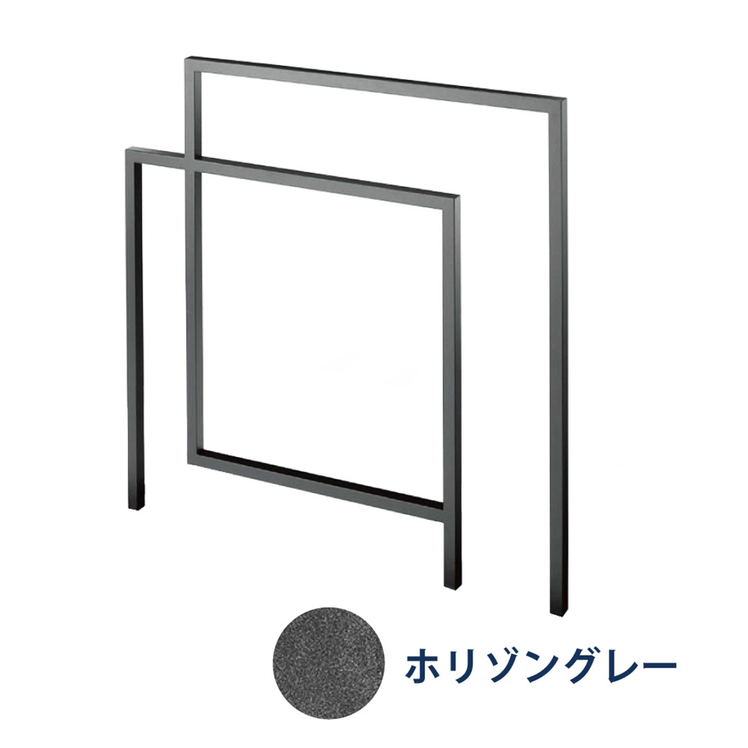 デコフレーム FDF-1 ホリゾングレー （リン酸処理風塗装） H800×W800mm 外構用装飾フレーム 福彫