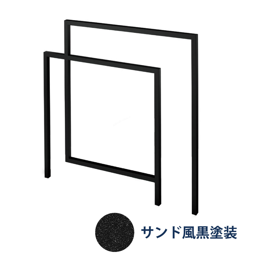 デコフレーム FDF-1 サンド風黒塗装 ブラック H800×W800mm 外構用装飾フレーム 福彫