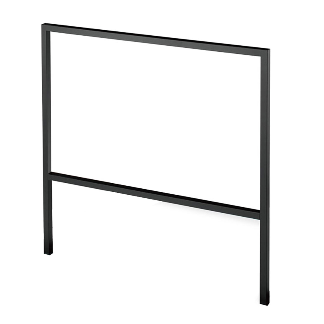 デコフレーム FDF-2 サビ塗装 ブラック H800×W800mm 外構用装飾フレーム 福彫