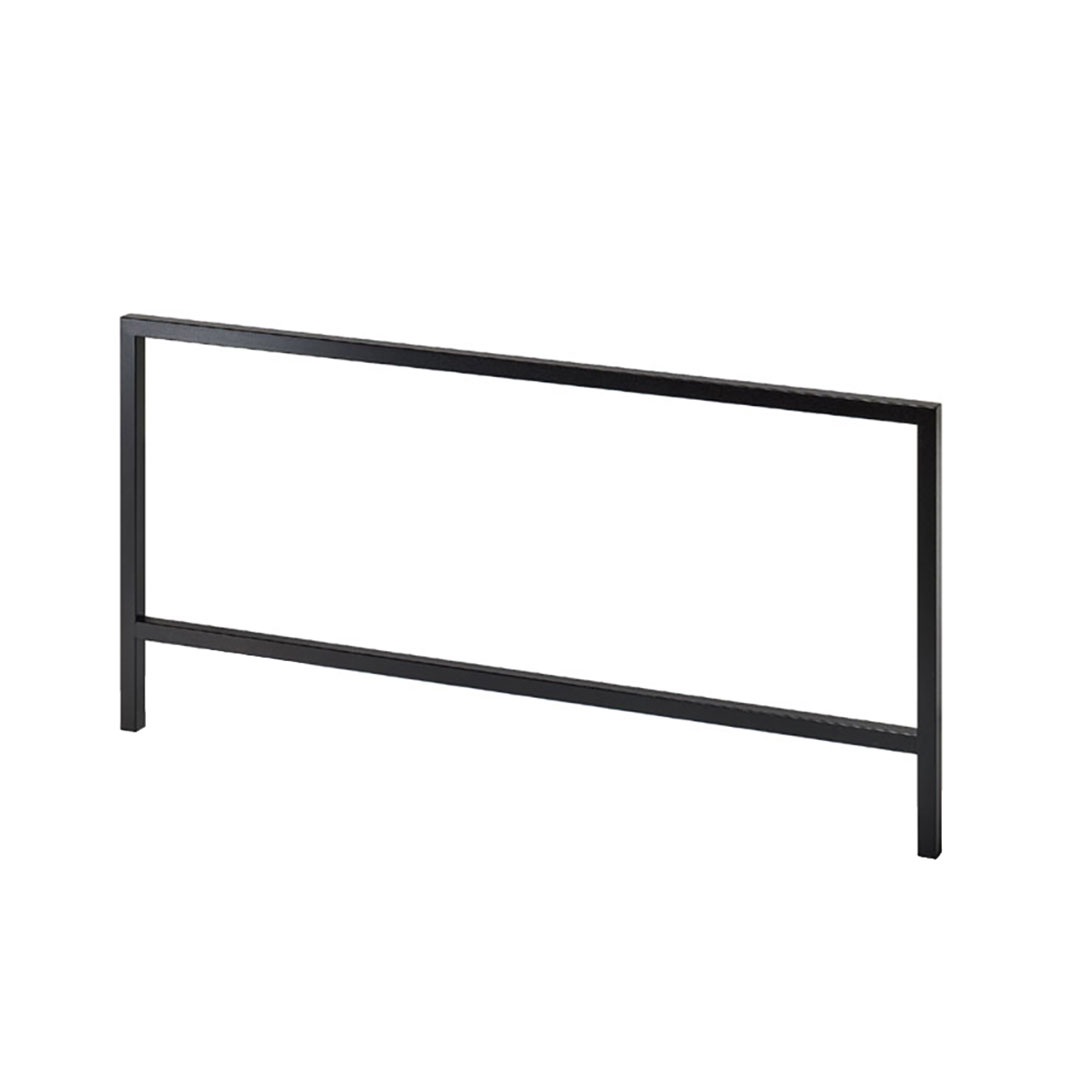 デコフレーム FDF-5 サビ塗装 ブラック H500×W1000mm 外構用装飾フレーム 福彫