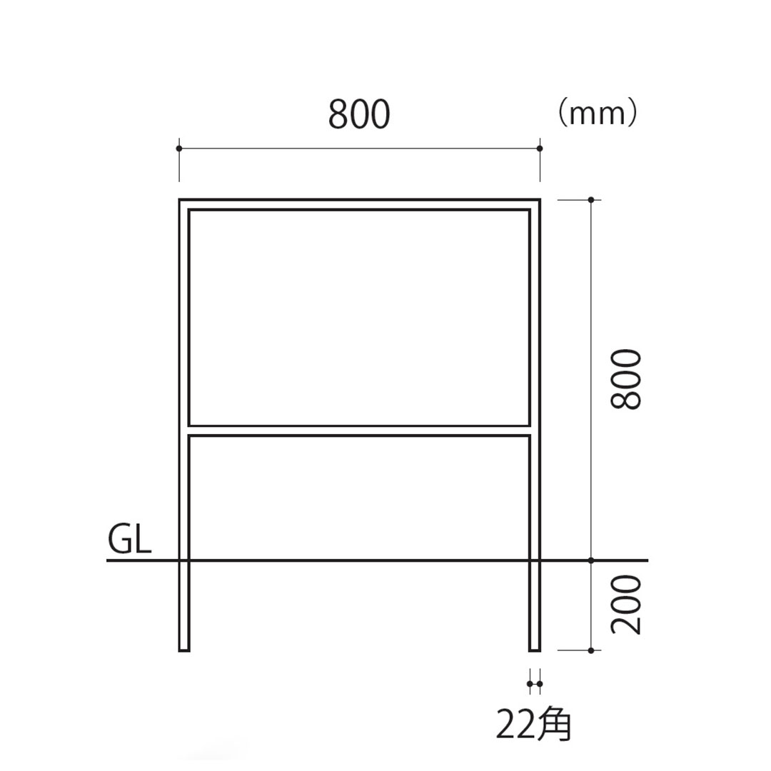 デコフレーム FDF-2 サテンゴールド （リン酸処理風塗装） H800×W800mm 外構用装飾フレーム 福彫