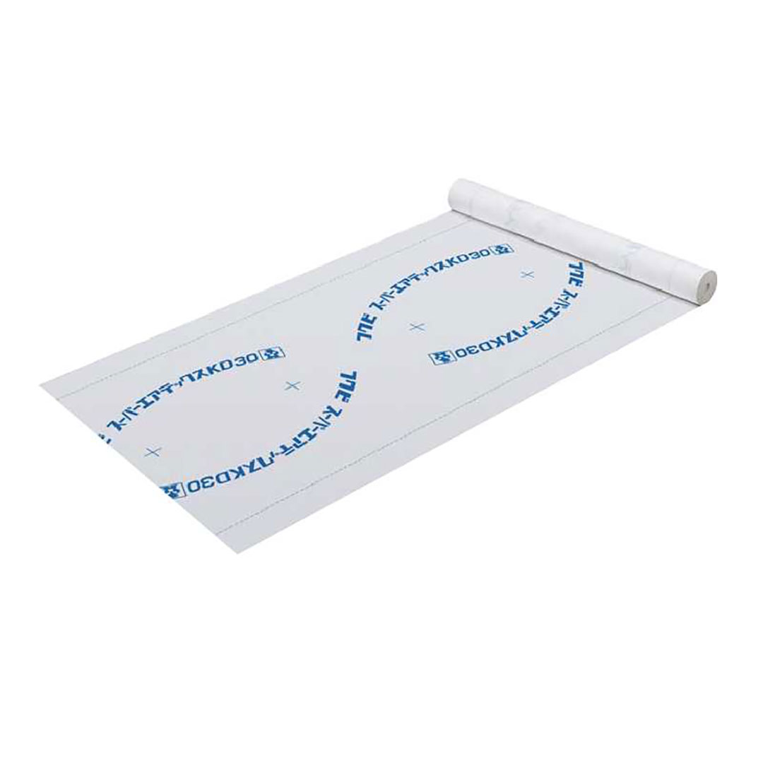 スーパーエアテックスKD30-01 1000mm×50m×0.2mm TXKDR01【ケース販売】2巻 透湿防水シート 壁下 フクビ