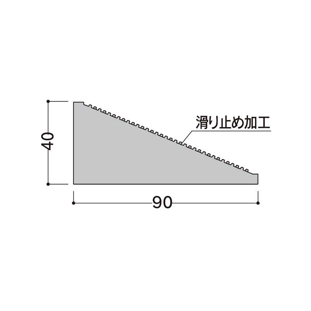 エコランバー瓦桟 HT4090 40×90×3000 ELHT3【ケース販売】4本 粘土瓦屋根 滑り止め加工 フクビ