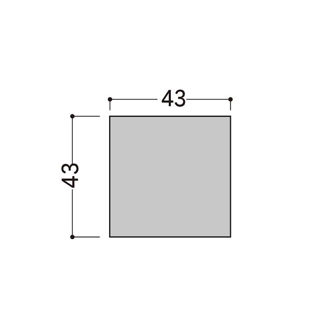 エコランバー瓦桟 M4343 43×43×3000 ELMT3【ケース販売】6本 粘土瓦屋根 フクビ