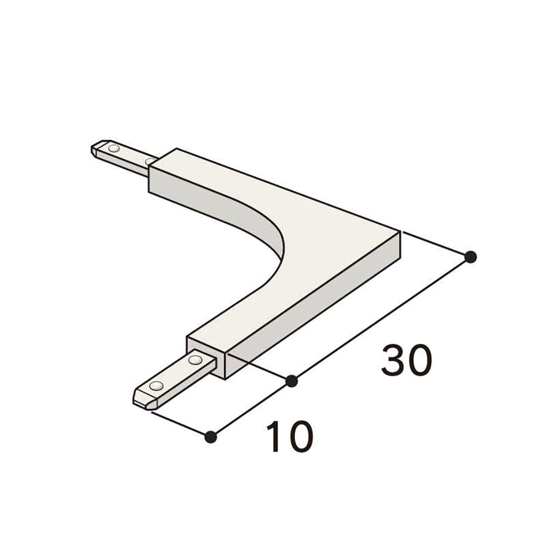 クロス見切C-3T15R出隅90 30×30mm C3TDR9W【ケース販売】30個 後付け 省令準耐火構造 フクビ