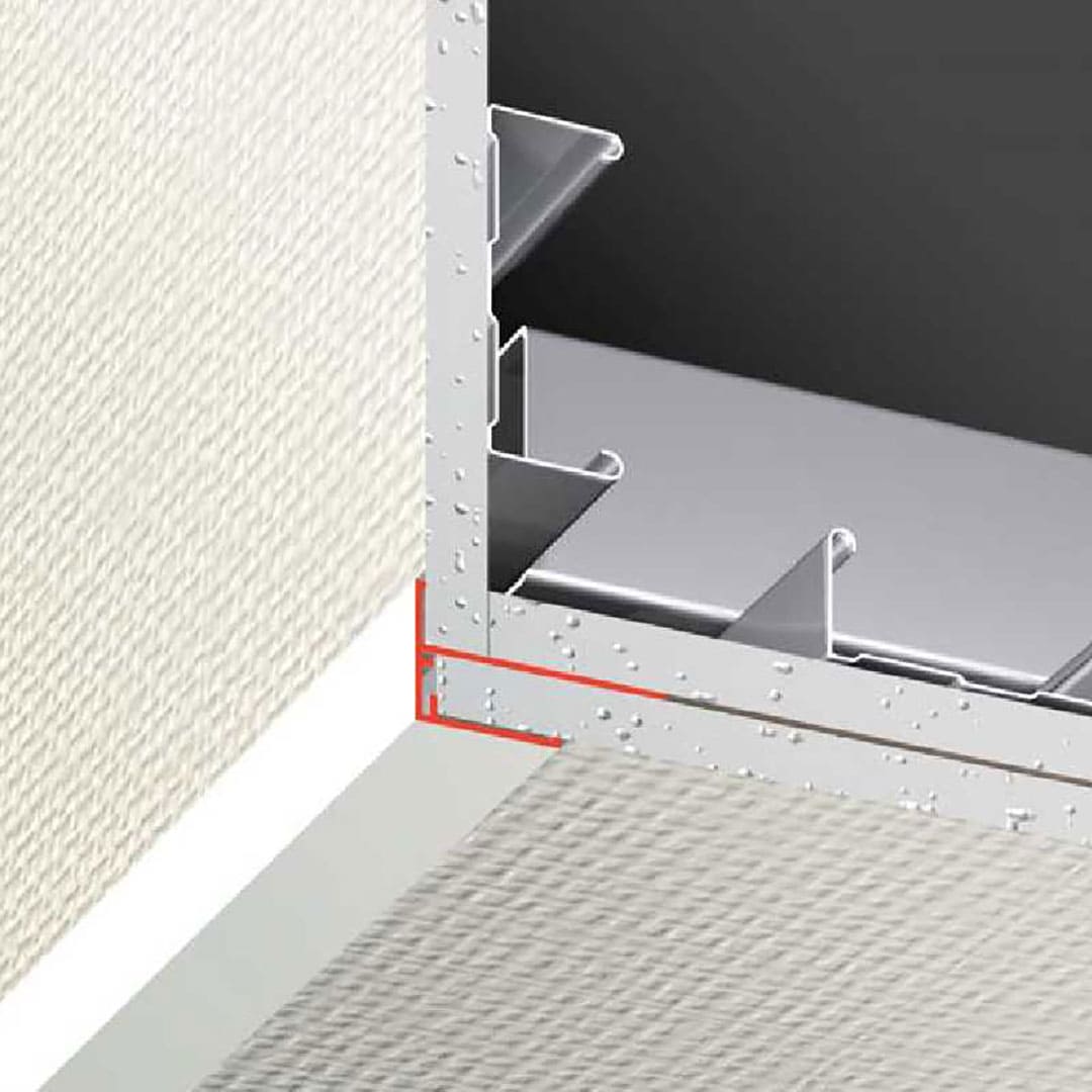 F見切 S-12N号 2000mm S12N 【ケース販売】50本先付け 下さがり壁用 フクビ