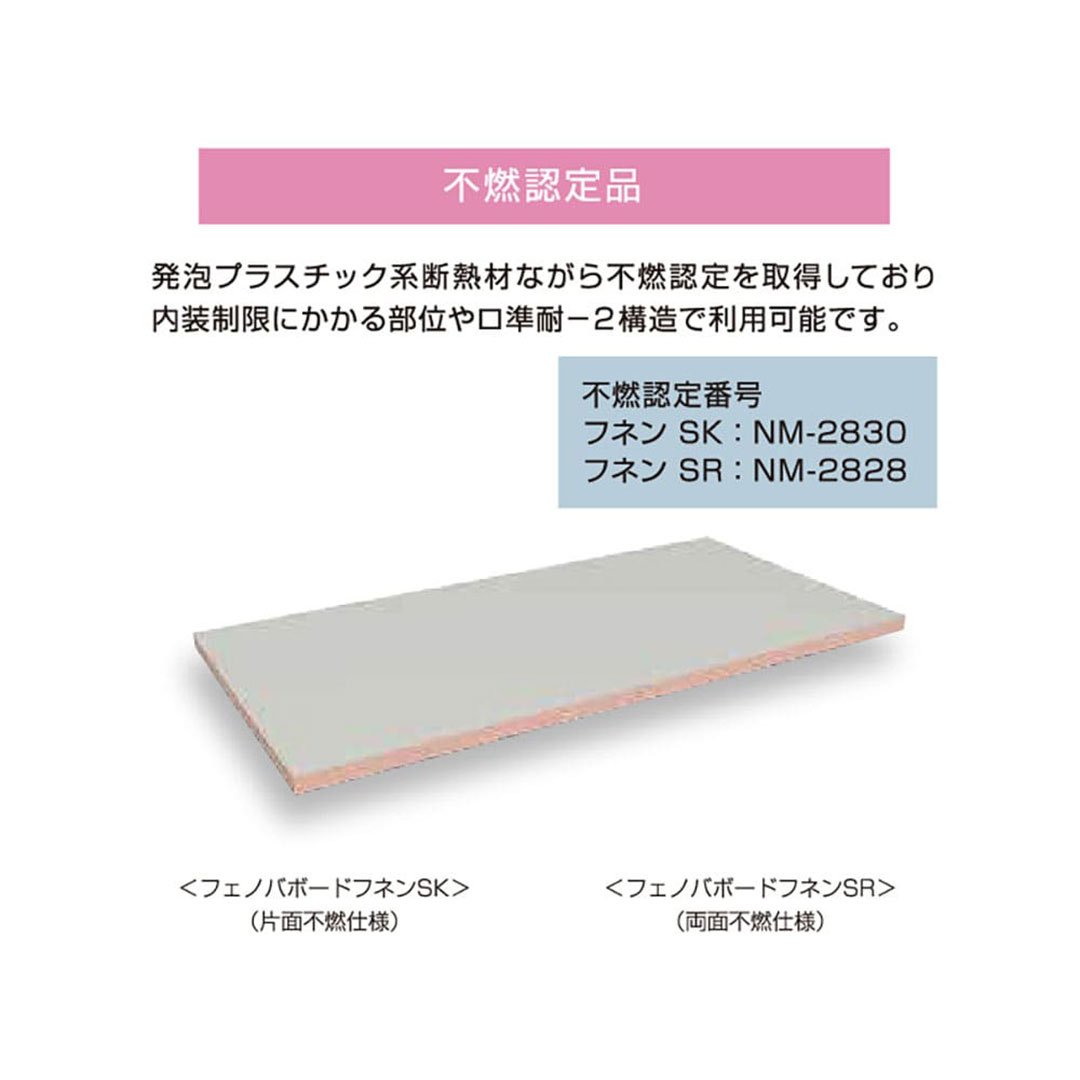 フェノバボード フネンSK JJ20NS 20×910×1820mm【ケース販売】10枚 断熱材 フェノールフォーム フクビ