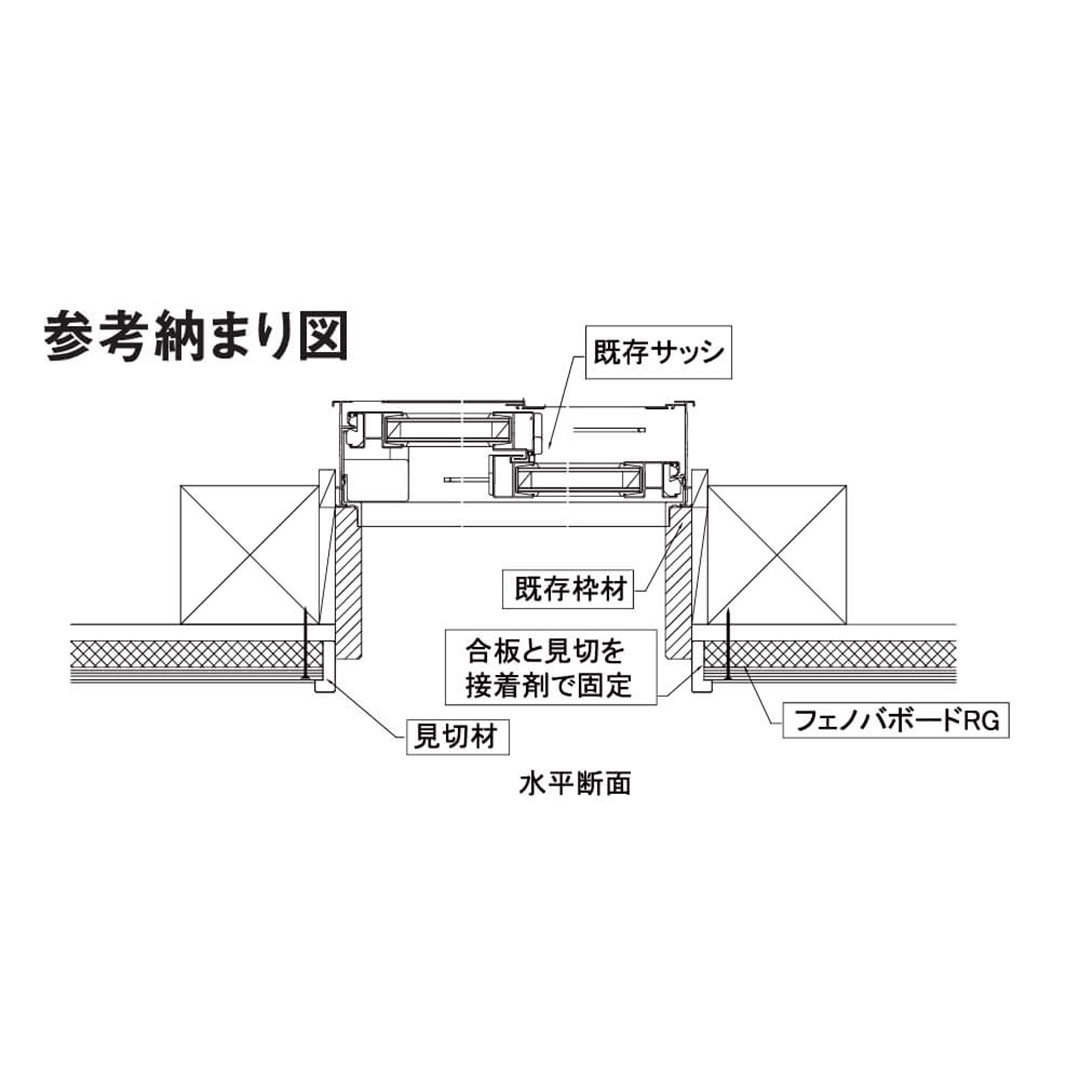 フェノバボードR20用 見切 JJ30RM 29.5×2700mm【ケース販売】10本 フェノールフォーム 断熱材 フクビ