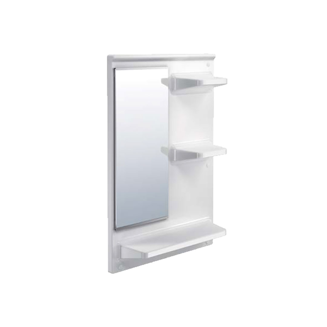 浴室収納 シェルファインSR ピュアホワイト 棚右側タイプ SFSRPW リフォーム用 小物置 収納 フクビ
