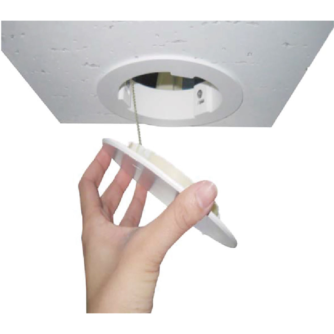 FS点検口 断熱仕様 ホワイト FSTDBW φ116×381.5mm【ケース販売】3セット  ファイバースコープ フクビ