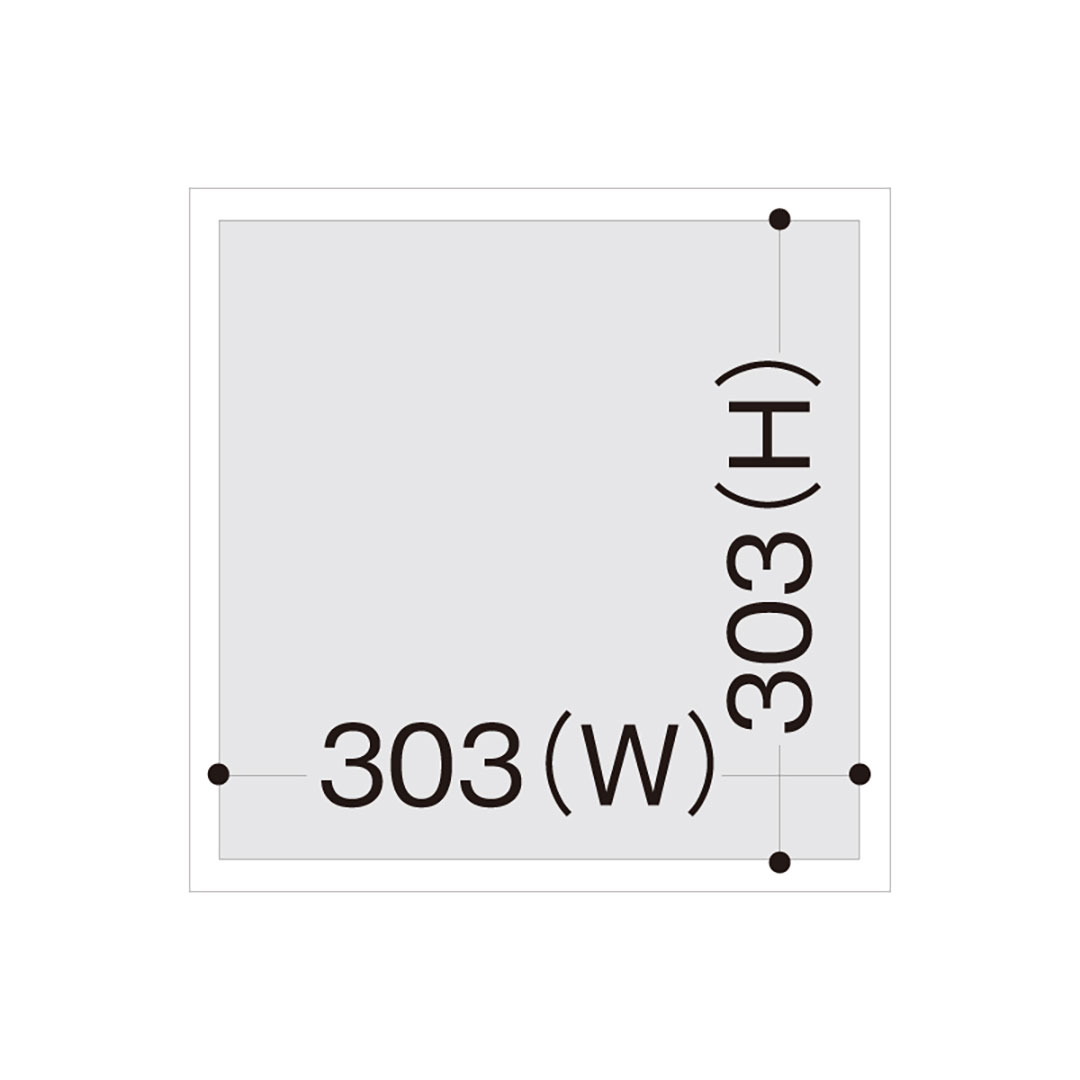 天井アルミ点検口枠N300(ビス用) シルバー TAN30B 303×303mm【ケース販売】10枠 額縁 内枠脱着 フクビ