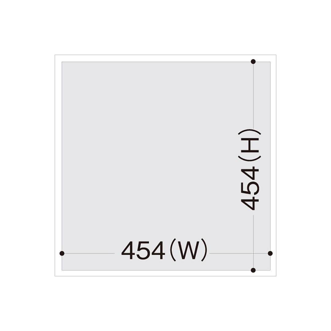 天井アルミ点検口枠N450(ビス用) シルバー TAN45B 454×454mm【ケース販売】10枠 額縁 内枠脱着 フクビ