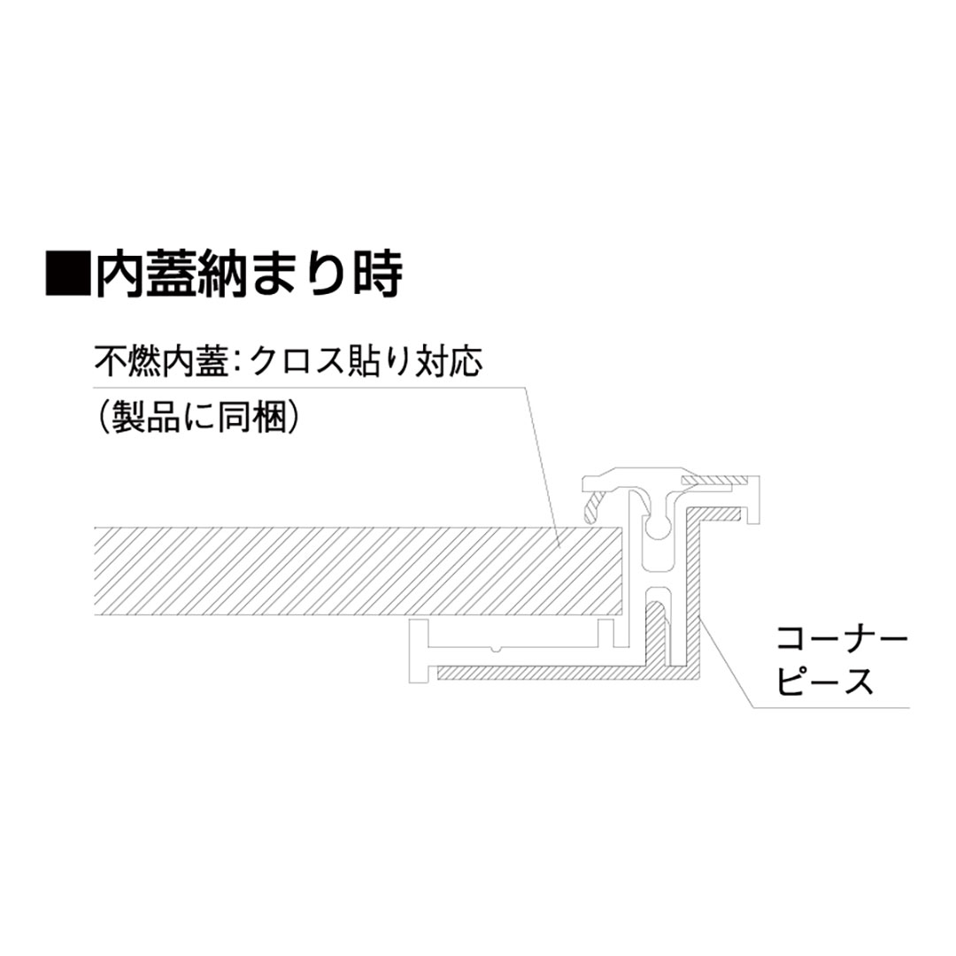 壁用点検口枠NF11 オフホワイト NF920 200×200mm【ケース販売】15枠 9.5mm用 樹脂 フクビ