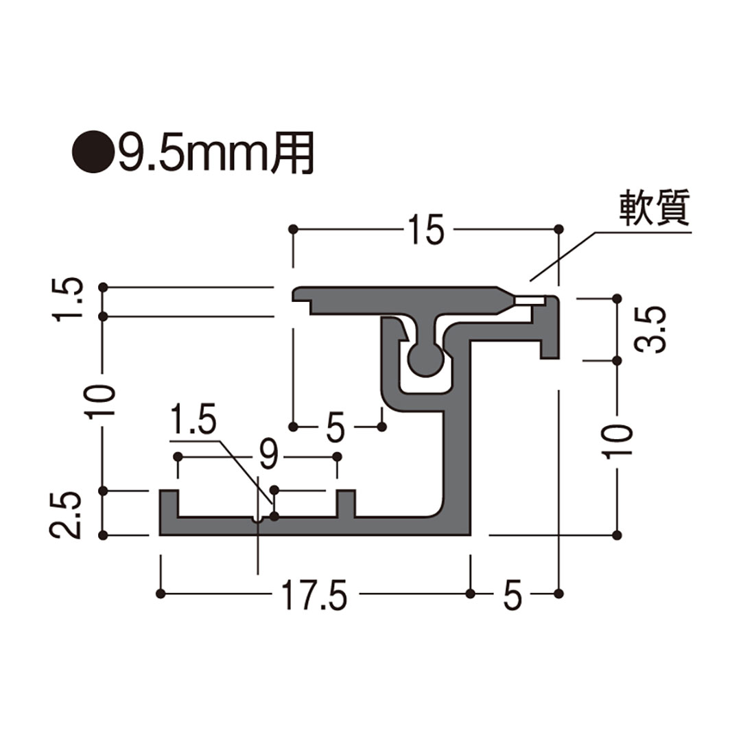 壁用点検口枠 N15 オフホワイト N9525W 250×250mm【ケース販売】25枠 ボード厚9.5mm用 フクビ
