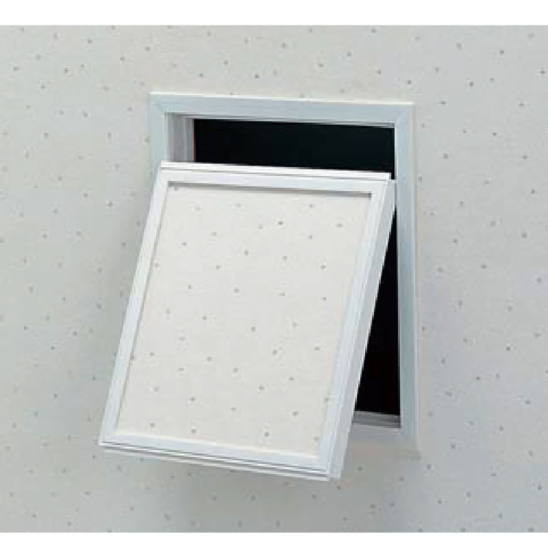 壁点検口枠 1型 オフホワイト K1W2020 200×200mm【ケース販売】10枠 ボード厚9.5mm・12.5mm共 フクビ