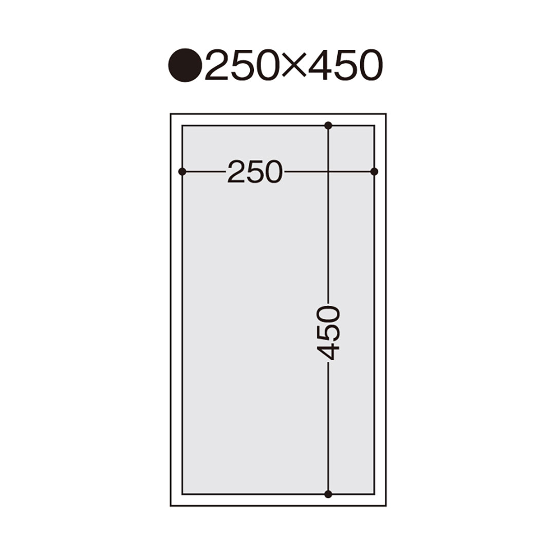 壁点検口枠 1型 オフホワイト K1W2545 250×450mm【ケース販売】10枠 ボード厚9.5mm・12.5mm共 フクビ