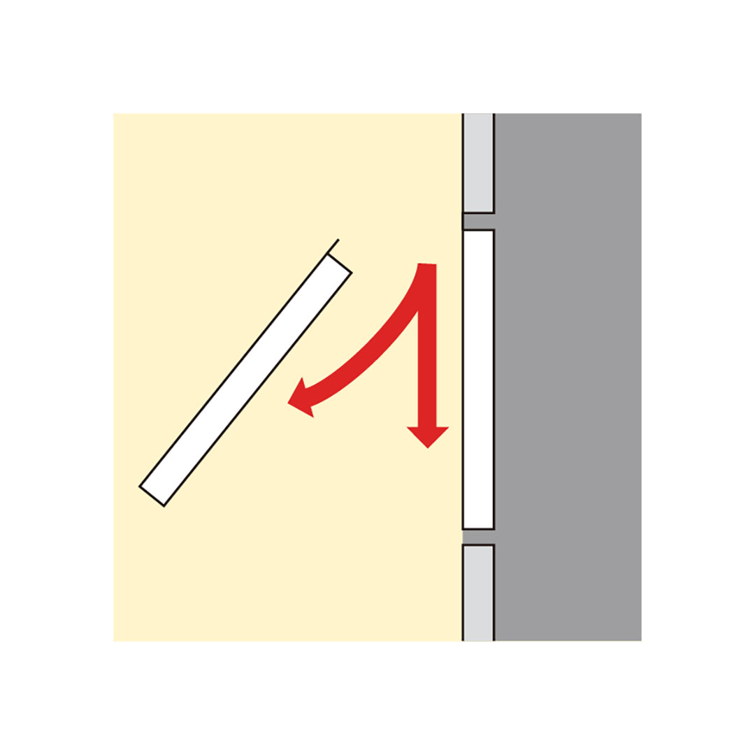 壁点検口枠 1型 オフホワイト K1W2020 200×200mm【ケース販売】10枠 ボード厚9.5mm・12.5mm共 フクビ