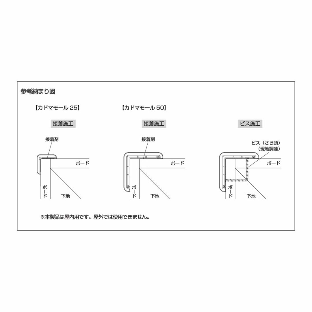 カドマモール25 ウッドブラウン KDM2WB【ケース販売】20本入 フクビ化学工業