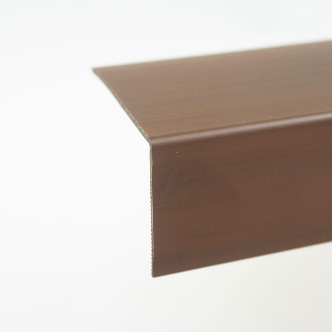 廻り縁カバー ウッドダークブラウン MWC2WDB【ケース販売】30本入 リフォームカバー工法 フクビ化学工業