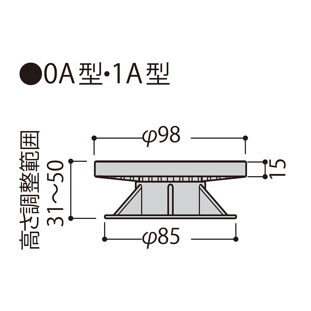マルチポスト 1A型 MPST1A【ケース販売】200個入 フクビ化学工業 FUKUVI