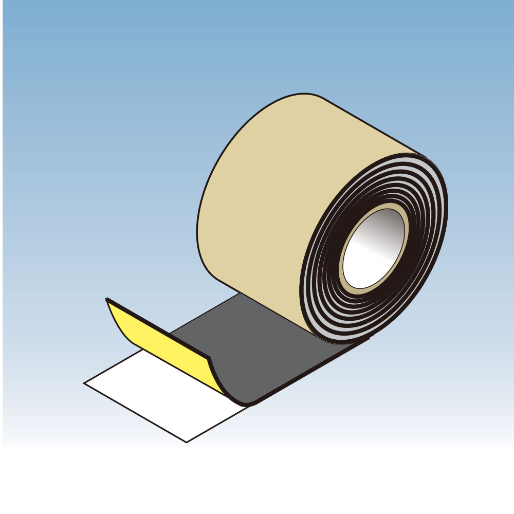 ハイブリッド 防水テープ 50W FHB50W【ケース販売】16巻入 両面タイプ ブチル アクリル 粘着テープ フクビ