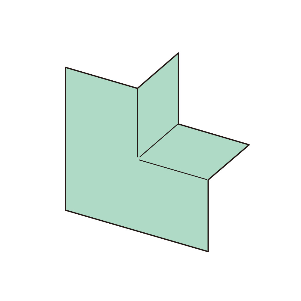 ウェザータイト バルコニー用 組合せタイプ 角部材 WTBK【ケース販売】40個入 防水 壁厚 フクビ