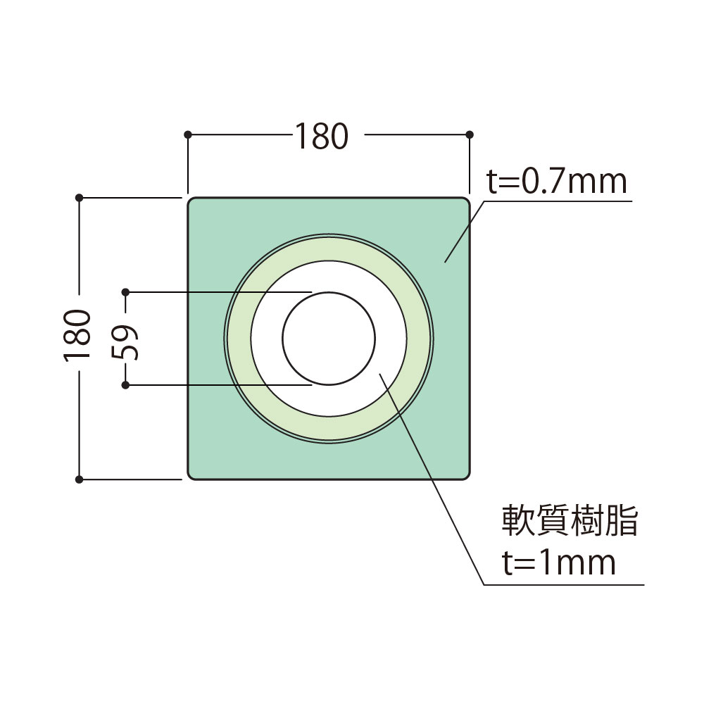 ウェザータイト パイプ用 φ75用 エアコン配管 WTP75【ケース販売】40個入 防水 外壁 軟質樹脂 フクビ