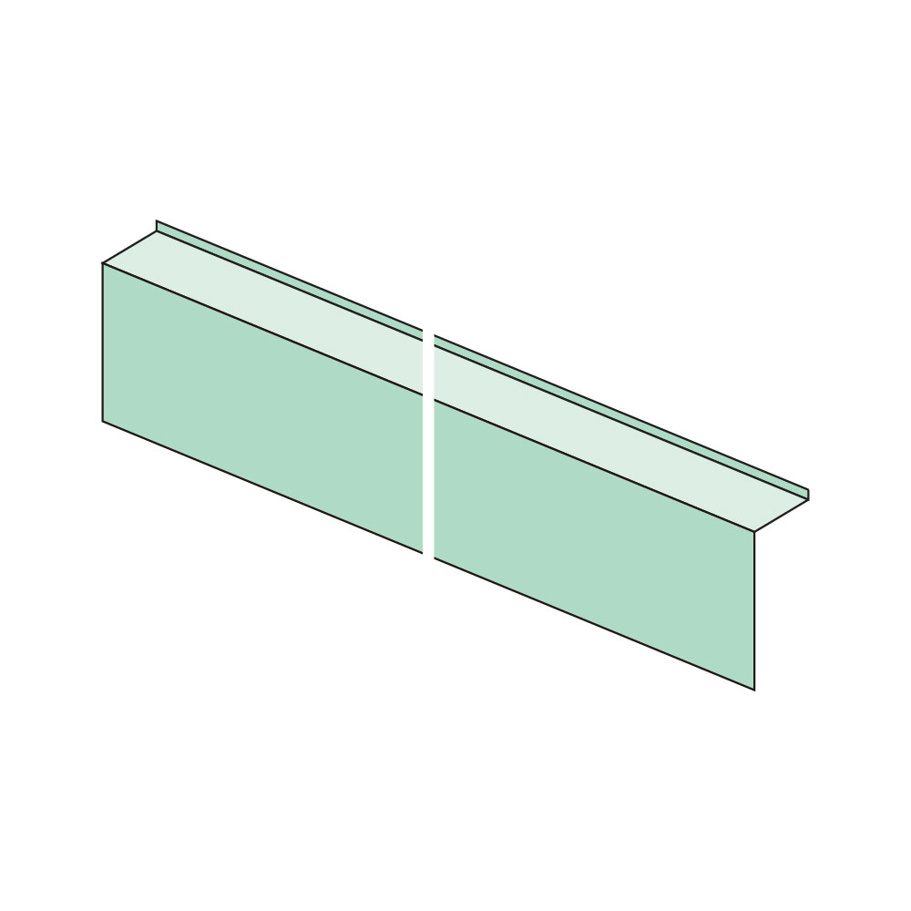 ウェザータイト サッシ用 中間部材53 WTS53【ケース販売】20本入 防水 アルミ樹脂複合サッシ フクビ
