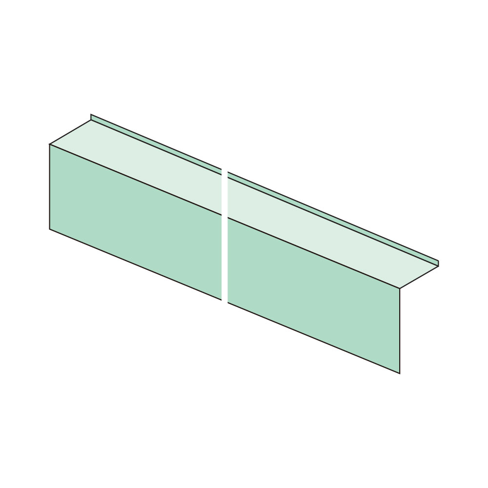 ウェザータイト サッシ用 中間部材75 WTS75【ケース販売】20本入 防水 樹脂サッシ フクビ