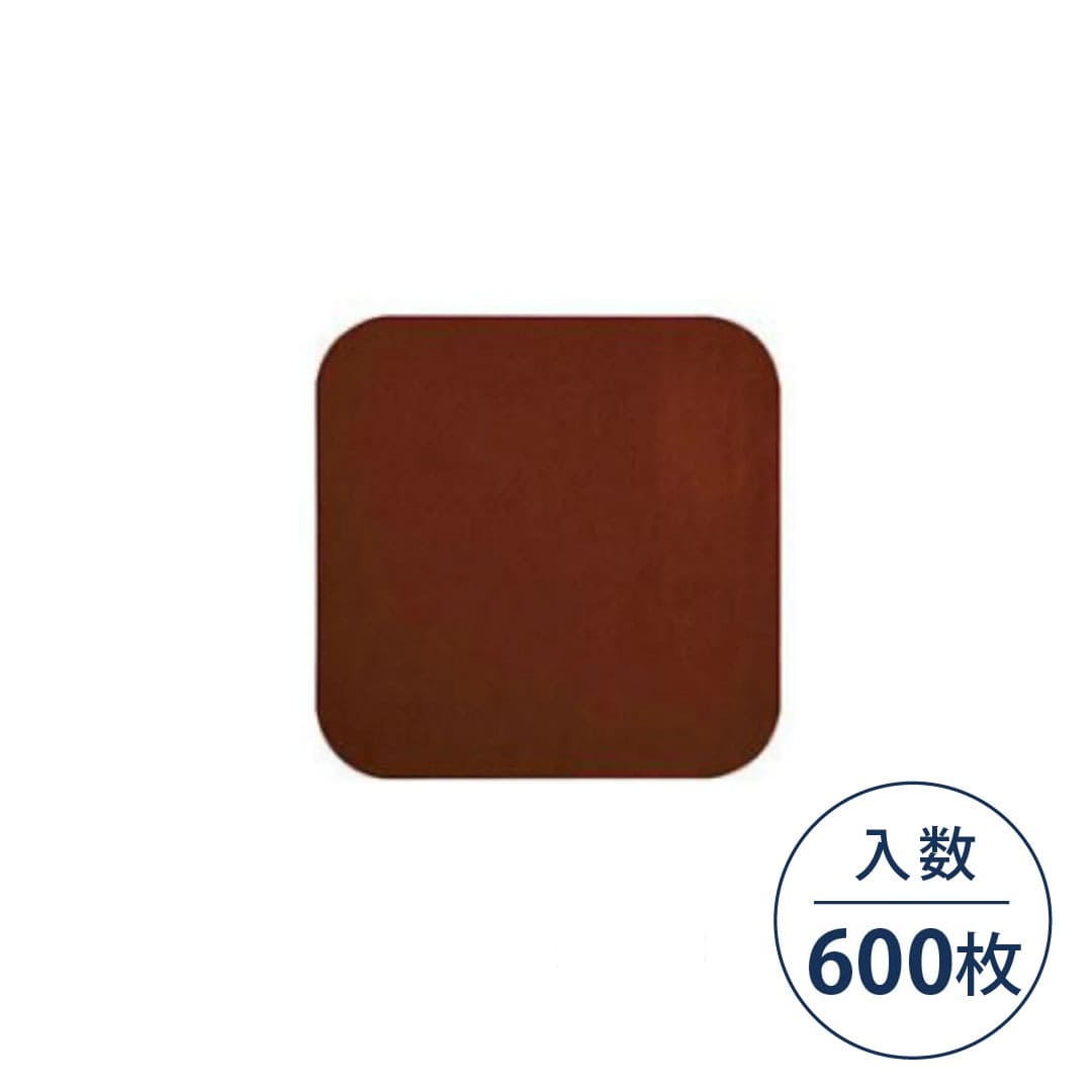 防草パッチ ブラウン 120mm角R付 つや消しタイプ【ケース販売】600枚入 XT-P12BR-600 ザバーン グリーンフィールド（法人限定）